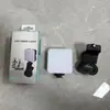 AY-49J Luz de relleno LED portátil para exteriores, luz de ambiente RGB para transmisión en vivo en teléfono móvil, luz mini cuadrada de bolsillo de luz suave