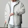 Chaqueta Casual para Hombre de Gran Tamaño, Estilo Nuevo Otoño 2026, Ligera para Negocios, Talla Extra Grande y Corte Holgado, Cómoda, Estilo Japonés y de Hong Kong