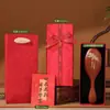Set de Regalo Temático Rojo para Bodas para Recién Casados: Caja de Regalo Peine de Sándalo, Peine Masajeador con Cojín de Aire, Regalo Práctico para Mujeres, Recuerdo para el Cuidado de la Salud