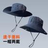 Nuevos Sombreros de Pescador Bordados para Exteriores para Hombres y Mujeres Estilo Camping Montañismo Sombreros Parasol Pesca Protección Solar Serie Sombrero Vaquero Occidental