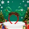 Acessórios de Cabelo Transfronteiriços 2026 Atmosfera de Ano Novo Faixas de Tecido para Cabelo Festa de Natal Véspera de Ano Novo Adereços para Fotos Acessórios de Cabelo Atacado