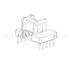 Estrutura de Transformador Ee16 Estrutura de Baquelite Ee17 Bobina de Estrutura de Alta Frequência Alargada Horizontal 5+5 Pinos 1608-4