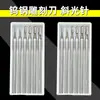 Cuchillo Inclinado de Acero de Tungsteno Aguja Inclinada para Talla en Madera Aceituna Nogal Núcleo Hueso Talla Cera de Abeja Micro Talla Herramienta de Afilado
