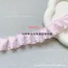 Encaje de poliéster de 2.5 cm, de doble capa, con borde plisado, adecuado para manualidades DIY y adornos decorativos
