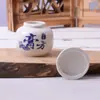 Pote de pasta Lancai pote de vedação de cerâmica garrafa Ejiao tanque de armazenamento selado de medicina tradicional chinesa tanque de armazenamento mini portátil de viagem