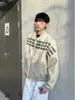 Chaqueta de Marca de Moda con Estampado de Letras para Hombre, Diseño Casual Retro Americano de Alta Resistencia, Ropa de Abrigo Versátil y Cómoda