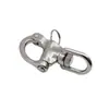 RICHWITS Anillo de Acero Inoxidable 316 Grillete de Muelle Giratorio Tirador Manual Grillete Rápido Accesorios Marinos para Yates