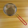 Cesta para freír de acero inoxidable 304 Colador Filtro Tamiz Redondo Papas Fritas Fritas Azul Hogar del Chef Bolsa Espátula para Papas Fritas Fritas