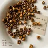 Versátiles Pulseras de Madera Maciza con Cuentas Retro Cuentas Sueltas Material para Collar Pulsera Hecho a Mano Cuentas Espaciadoras Accesorios de Joyería