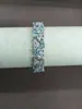 Pulsera con Hebilla de Patchwork Ovalada de Zirconia Nueva Europea y Americana Pulsera de Lujo Ligero con Sensación de Alta Gama Joyería de Mano de Trabajo Pesado de Moda Versátil