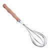 Batedor de Ovos de Aço Inoxidável Doméstico com Cabo Longo Batedor de Ovos Manual Mixer Manual para Assar na Mão Separador de Claras de Ovo de Cozinha