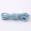Fonte Huaxing Fabricante de Cadarços Atacado Redondo Crochê Criptografado 5mm de Espessura Colorido Branco Corda de Cadarço