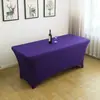 Conjunto de Mesa Elástico Transfronteiriço Conjunto para Bar de Coquetéis Toalha de Mesa Elástica Cobertura de Mesa para Reunião de Hotel Banquete Toalha de Mesa para Casamento ao Ar Livre