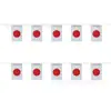 Bandeira de Corda da Copa do Mundo de 2026 EUA-Canadá-México, Em Estoque, Bandeiras de Torcedor de 48 Equipes, Bandeiras de Puxar 14*21cm, Bandeiras de Pendurar 20*28cm