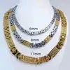 Venda Quente Transfronteiriça Amazon Aliexpress Moda Europeia e Americana Tendência Personalizado Aço Inoxidável Aço Titânio Colar Pulseira Masculina
