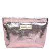 Bolsa de Cosméticos Feminina de Grande Capacidade Bolsa de Cosméticos Estilo Estrangeiro Simples Bolsa de Mão Casual para Passeios Bolsa de Cosméticos de Bordo