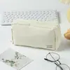 Estojo Transparente Vulcão Grande Capacidade Resistente à Sujeira 2024 Novo Aluno Universal Estudante do Ensino Fundamental Estojo de Material Escolar Bolsa de Lápis com Valor Yan
