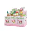 Caja Sorpresa Giratoria de Brote Verde de Moda, Planta en Maceta de Mineral de Cristal Famosa en Internet, Adorno Decorativo de Moda para Decoración de Escritorio en Casa, Regalo