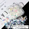 Pó de Glitter, Pedaços de Argila Macia Pérola, Glitter Luminoso Misturado para Decoração de Mesa de Resina DIY, Material de Preenchimento para Base de Capa de Celular