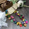 2025 Más Vendido Estilo Vacacional Collar de Múltiples Capas de Cáscara de Coco Primitiva Estilo Étnico Bohemio Joyería de Moda Personalizada para Mujeres