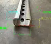 Abrazadera para Riel Guía, Riel Guía Tipo C Galvanizado, Riel Guía Deslizante de Acero Inoxidable 304, Perfil de Acero Canal Tipo C, Riel Guía de Alta Resistencia
