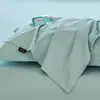 Fundas de almohada 100% algodón 48x74cm, juego de dos, para uso doméstico, funda interior individual de color liso de algodón puro para adulto