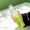 Venta directa de fábrica vaso de agua de vidrio, vaso transparente, alto valor estético, alto borosilicato, simple y transparente, adecuado para té de flores y jugo de frutas