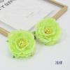 Flor de rosa de té artificial al por mayor flor de decoración de boda pared de flores arreglo floral caja de flores decorativa para hacer tocados flor de seda