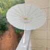 Sombrilla de Seda, Danza de Estilo Antiguo, Pintura Blanca, Borla Clásica, Impermeable, Protector Solar, A Prueba de Viento, Impermeable, Papel Aceitado, Sombrilla, Impermeable y Resistente al Calor