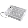 Caja de Baterías AA de Tres Celdas de 4.5V con Tapa e Interruptor, Portapilas AA Transparente, Venta Directa del Fabricante