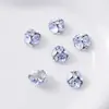 Cristal K9 forma redonda cuadrada sin base, pedrería apilada para arte de uñas DIY, accesorios de decoración de uñas, arte de uñas de primavera en 19 colores