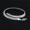 Pulsera de plata europea y americana estilo coreano nuevo clásico plateado trenzado Pulsera para mujer pulsera de plata popular transfronteriza