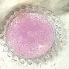 Cuentas de Vidrio Transparentes Esmeriladas No Porosas de 3 mm Cuentas de Burbuja Bobo para Maleta Bolsa de Papelería Pegamento Crema Relleno DIY Cuentas de Vidrio