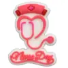 Série Médica Transfronteiriça Charms para Tamanco Acessórios para Sapato DIY Decorações para Sapato de Enfermeira Patch de Borracha Macia PVC Fivela de Sapato