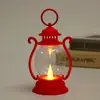 Linterna Retro Nueva Transfronteriza Vela Digital LED Lámpara de Aceite Pequeña Decoración de Atmósfera Creativa Regalo Linterna de Viento Linterna de Caballo