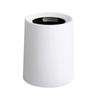 Cubo de basura redondo de estilo nórdico, sencillo, blanco, para el hogar, sala de estar, baño, cocina, dormitorio, oficina, gran tamaño.