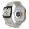 Adequado para apple watch Ultra9876543210 geração se furo de milho pulseira de relógio de silicone respirável novo