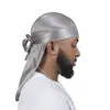 Durag Transfronteiriço da Amazon Headscarf de Street Dance Chapéu de Pirata Headscarf Masculino de Cauda Longa Headscarf para Amarrar