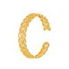 Celebridade online estilo live pulseira folha oca banhada a ouro areia de ouro Vietnã amor aberta feminina espiga de trigo pulseira fornecimento atacado