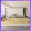 Alfombra de Estilo Fresco Imitación Cachemir Alfombra Doméstica para Dormitorio Alfombra Resistente a la Suciedad y Fácil de Cuidar Alfombra para Sala de Estar Sofá Mesa de Café