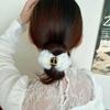 Pinza para el pelo de invierno tamaño pequeño volumen de pelo pequeño especial otoño e invierno pinza de felpa cuchara trasera estilo coreano pinza de tiburón peluda accesorios para el pelo