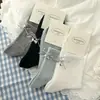 Calcetines Estilo Ballet Lolita, Delgados Blancos Estilo Verano, Nueva Tendencia Primavera/Verano 2026, Sensación Fresca, Estilo Chica Joven, Moño en el Talón, JK