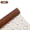 Materiales de Creación Ambiental para Jardín de Infancia Verde: Malla de Hilo con Puntos de Nieve, Borde Decorativo de Pared Cultural con Temática de Bosque, Decoración de Papel Pera de Nieve