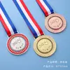 Medallas metálicas giratorias de alta gama personalizadas para eventos deportivos, medallas conmemorativas para carreras de maratón, medallas conmemorativas de metal