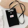 Bolsa Pequeña de Punto Color Sólido Estilo Ins Nicho 2026 Nueva Versión Coreana Bolso Cruzado Simple Mini para Viajes Diarios Teléfono y Billetera