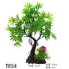 Acuario Paisaje Simulación Árbol Transfronterizo Hogar Oficina Adornos Decorativos Plantas Acuáticas de Plástico Falso Árbol Bonsái Pequeño