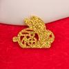 Destaque Quente Ano Novo pó dourado coelho decoração Festival da Primavera Pó Dourado Oco Coelho da Sorte capa de celular acessórios para joias DIY