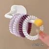 Goma para el Cabello de Espiral de Alambre para Mujer 2026 Nuevo Modelo Anillo para el Cabello con Acabado de Alta Gama, Banda para el Cabello para Cola de Caballo y Moño, No Daña el Cabello, Accesorio para el Cabello