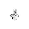 Pulsera Pangadora Plata Esterlina S925 Hueso de Serpiente Abalorios Caracteres Animal Anime Abalorios Venta Caliente Joyería DIY