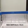 Refrigerador de estilo rejilla para supermercado con compartimentos de congelación y almacenamiento en capas de un solo lado, partición de congelador comercial